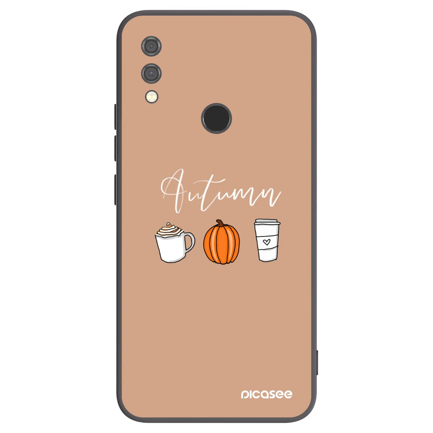 Picasee husă neagră din silicon pentru Xiaomi Redmi Note 7 - Autumn