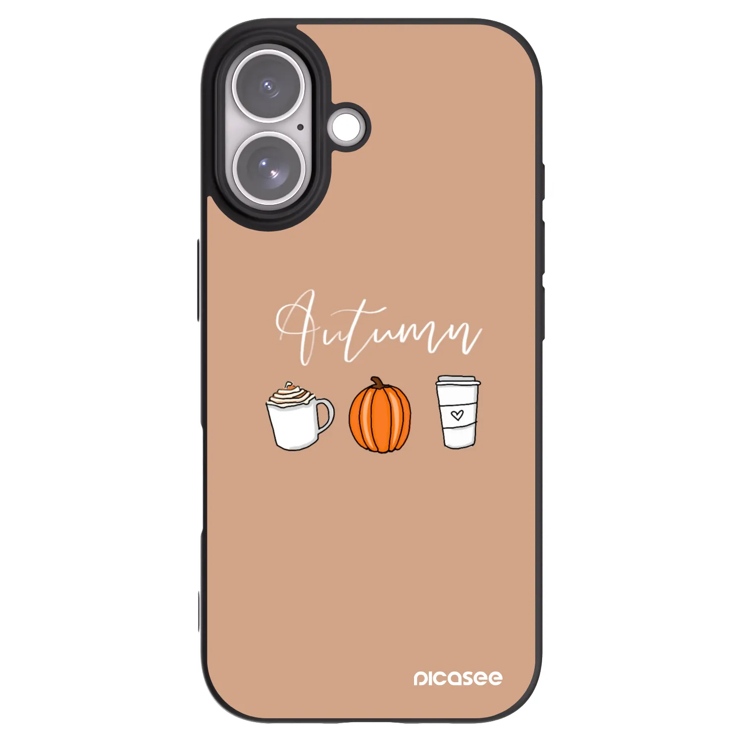 Picasee husă neagră din silicon pentru Apple iPhone 17 - Autumn
