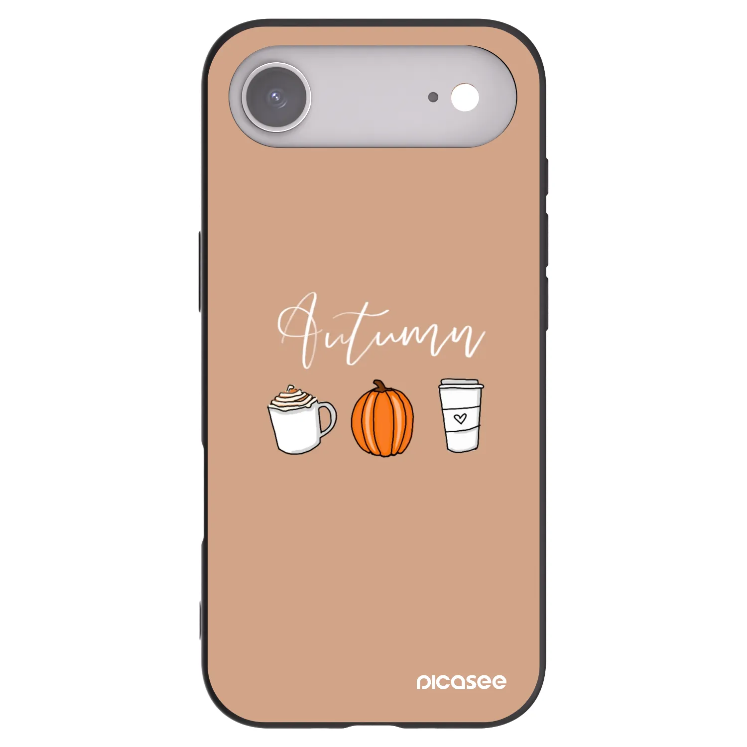 Picasee husă neagră din silicon pentru Apple iPhone Air - Autumn