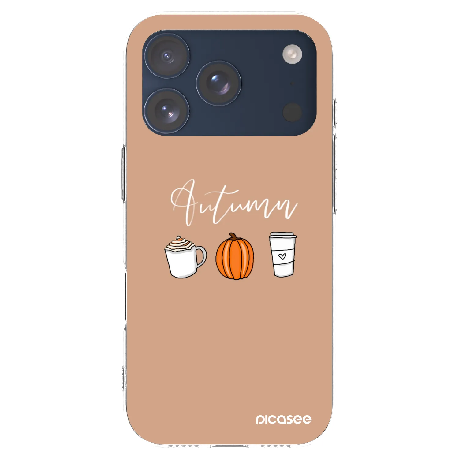 Picasee husă transparentă din silicon pentru Apple iPhone 17 Pro - Autumn