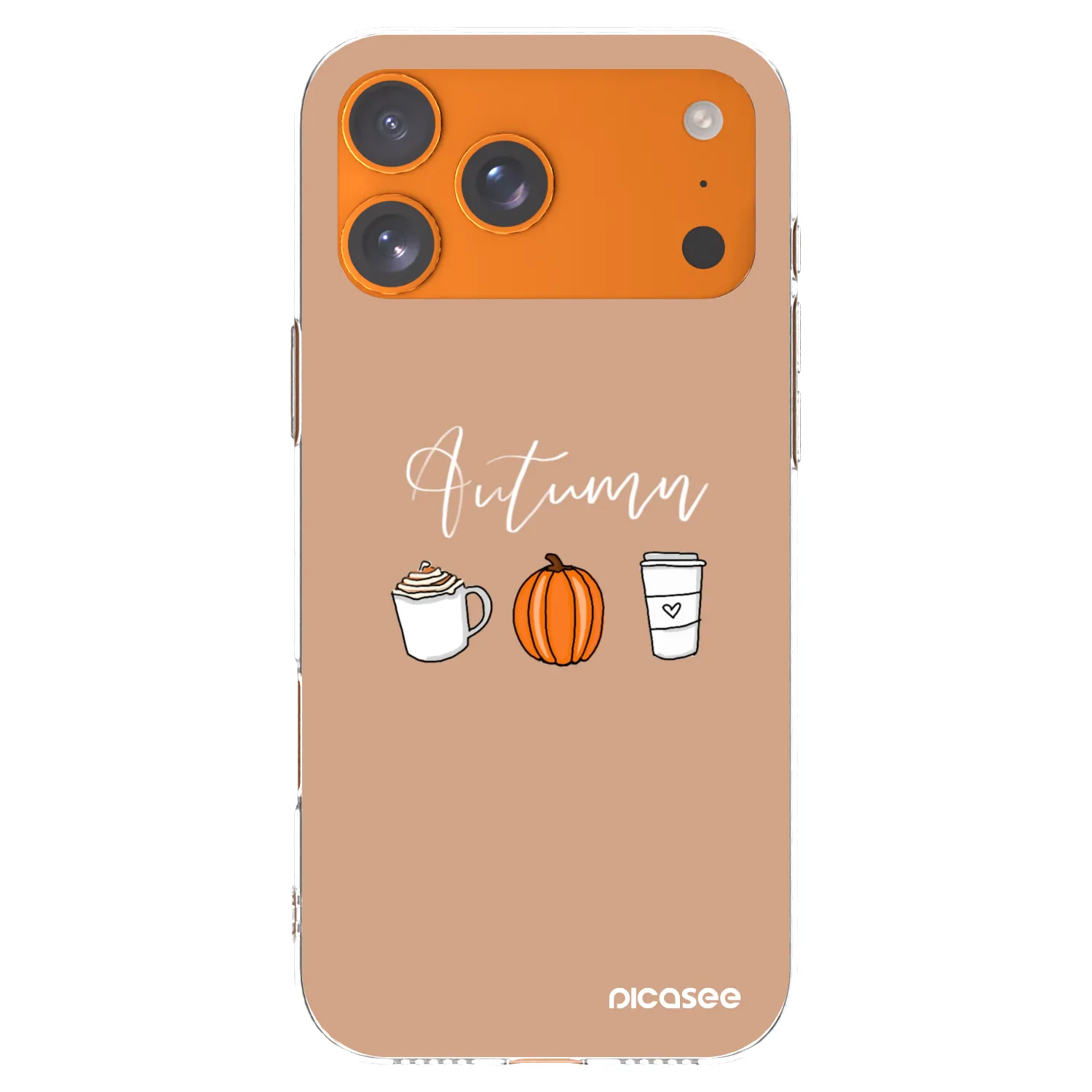 Picasee husă transparentă din silicon pentru Apple iPhone 17 Pro Max - Autumn