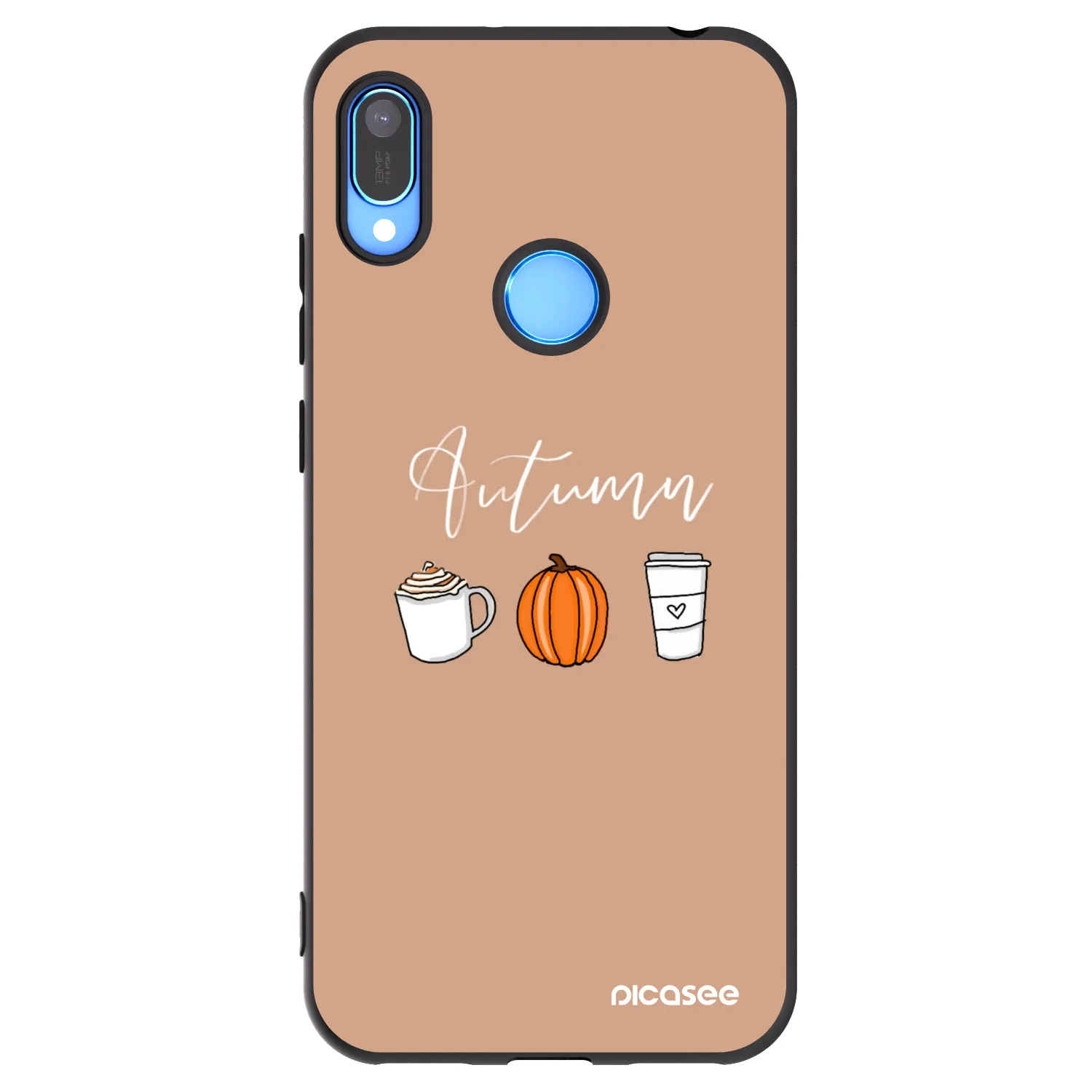 Picasee husă neagră din silicon pentru Huawei Y6 2019 - Autumn