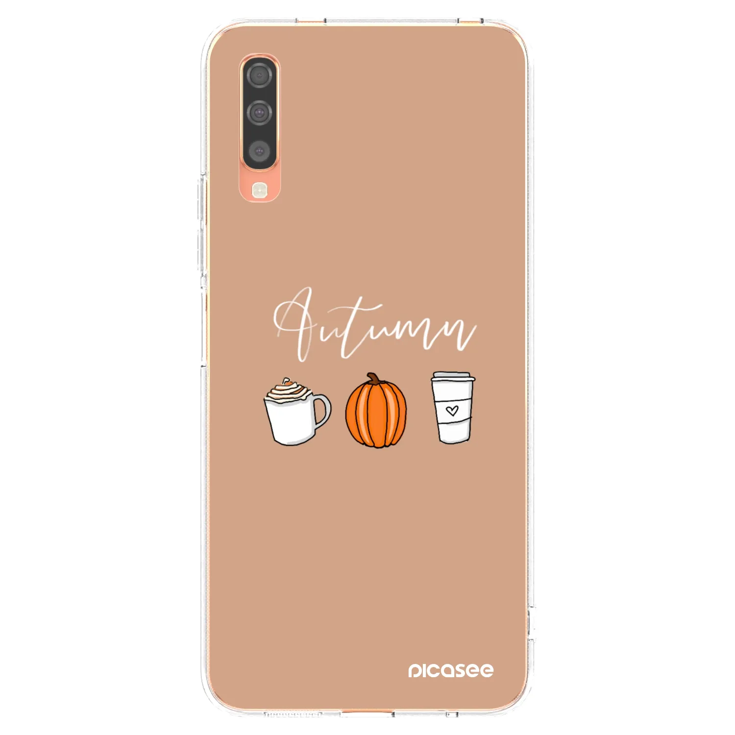 Picasee husă transparentă din silicon pentru Samsung Galaxy A70 A705F - Autumn