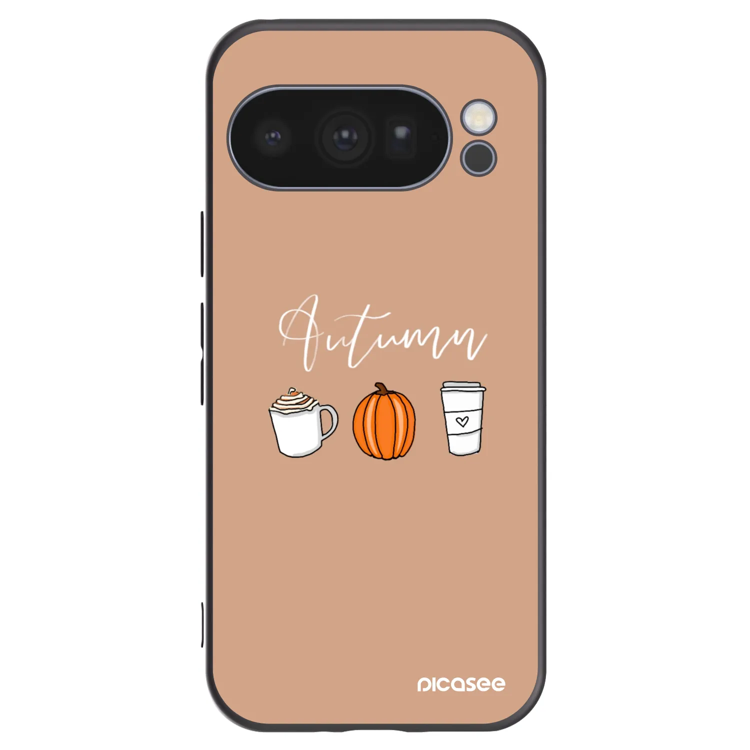 Picasee husă neagră din silicon pentru Google Pixel 10 Pro - Autumn