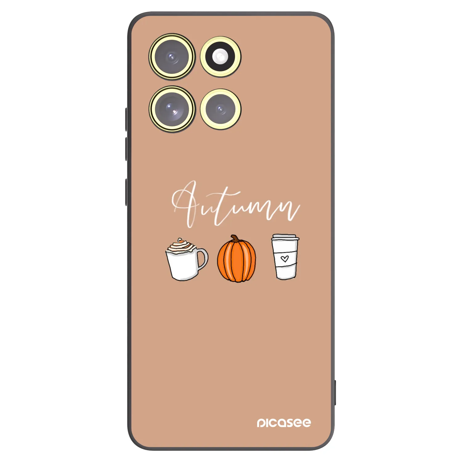 Picasee husă neagră din silicon pentru Motorola Moto G86 Power 5G - Autumn