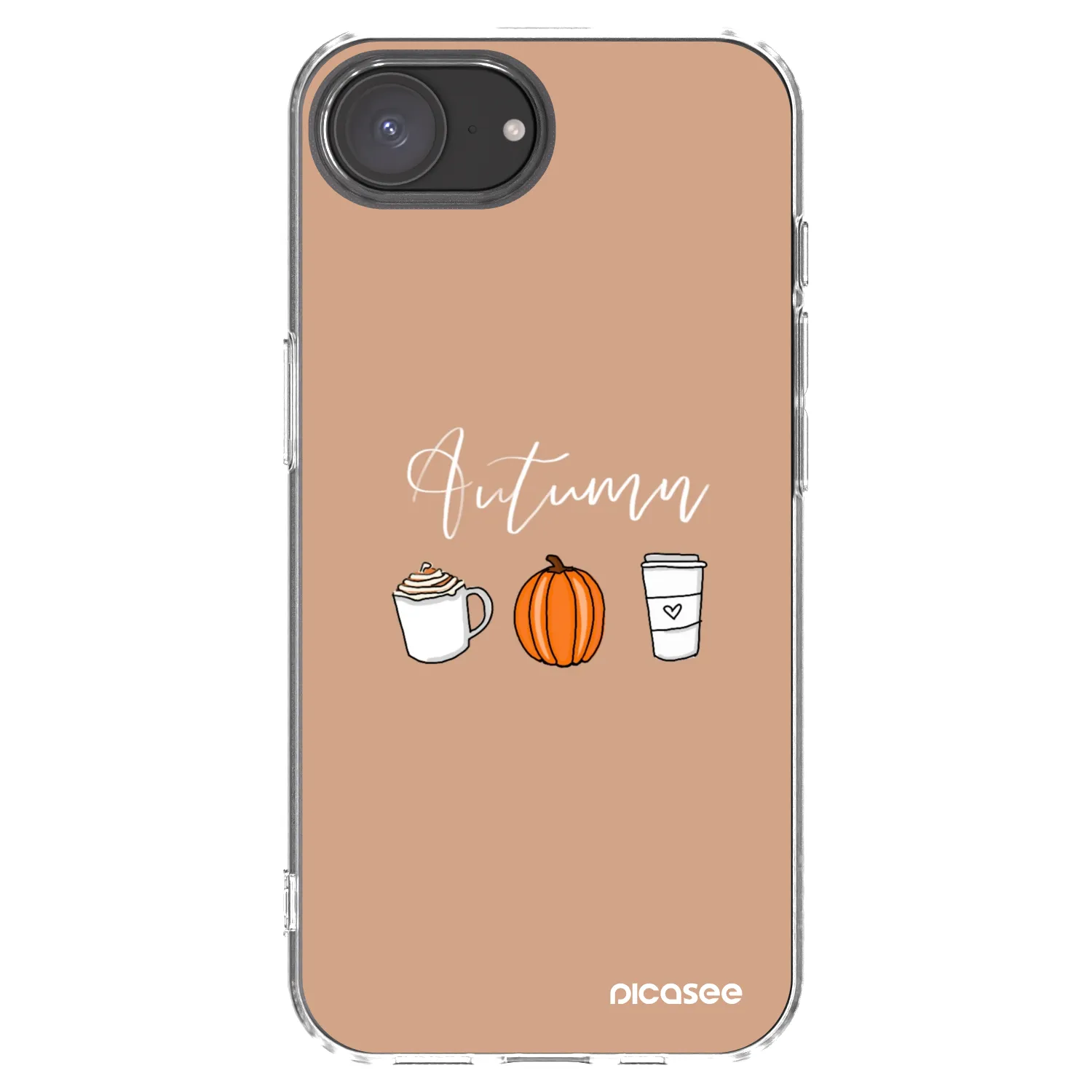 Picasee husă transparentă din silicon pentru Apple iPhone 17e - Autumn