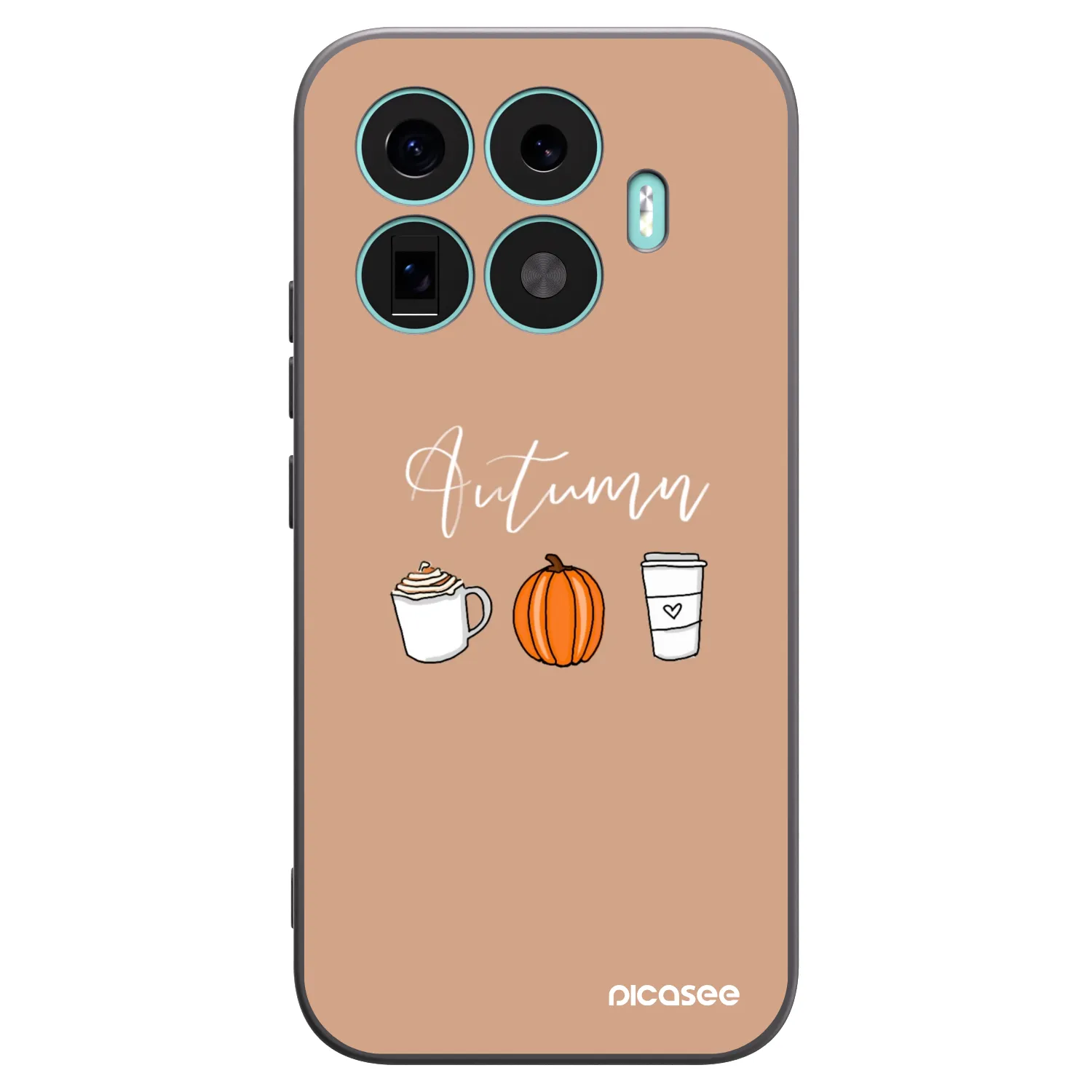 Picasee husă neagră din silicon pentru Xiaomi 17T - Autumn