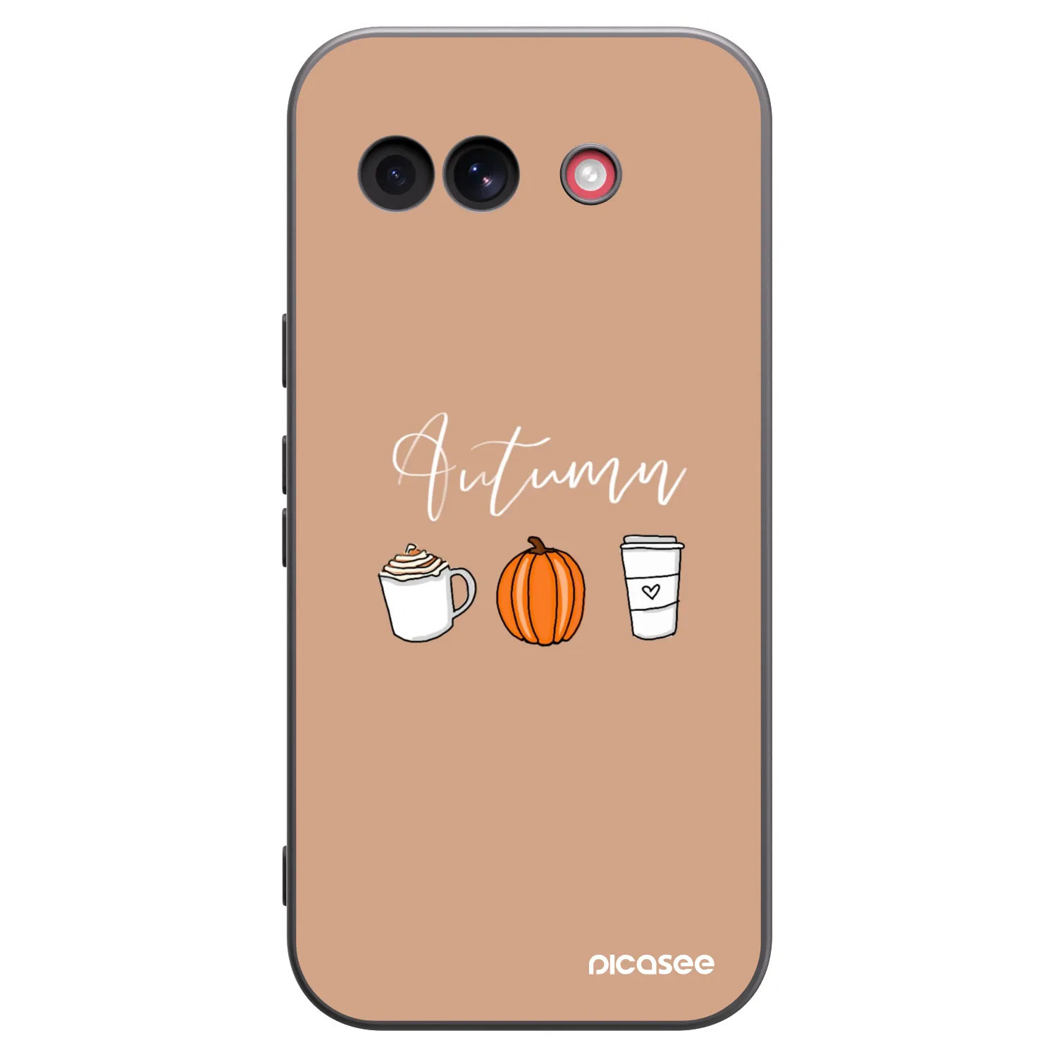 Picasee husă neagră din silicon pentru Google Pixel 10a - Autumn