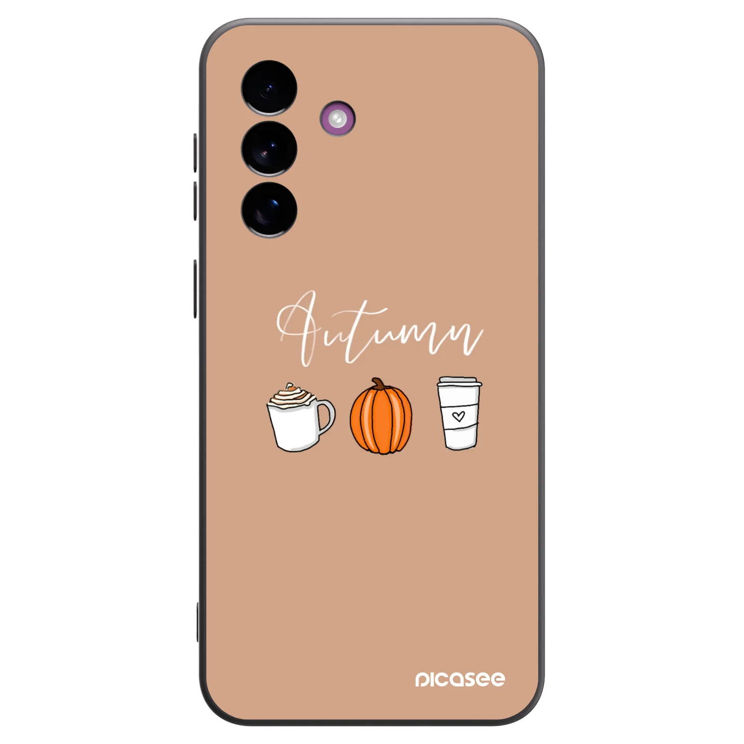 Picasee husă neagră din silicon pentru Samsung Galaxy A37 - Autumn