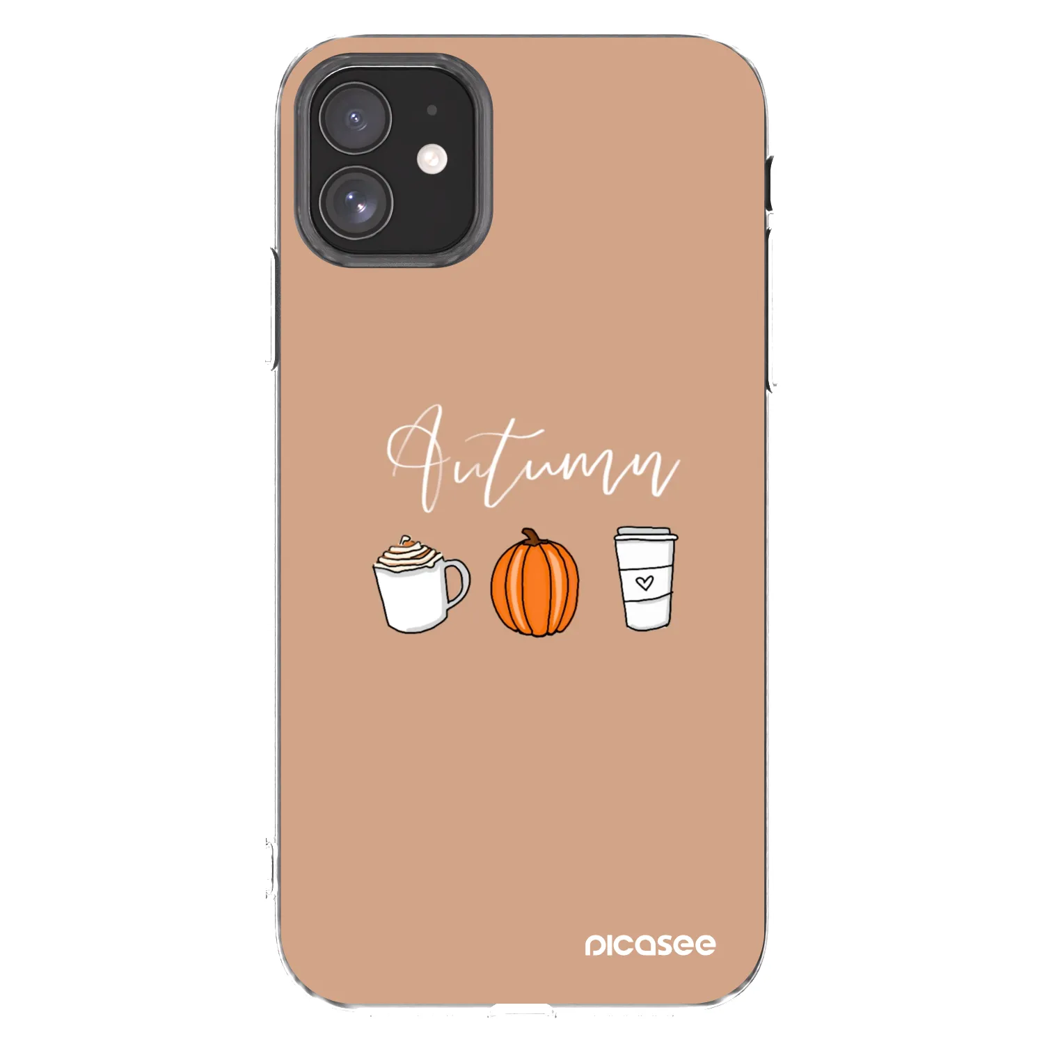 Picasee husă transparentă din silicon pentru Apple iPhone 11 - Autumn