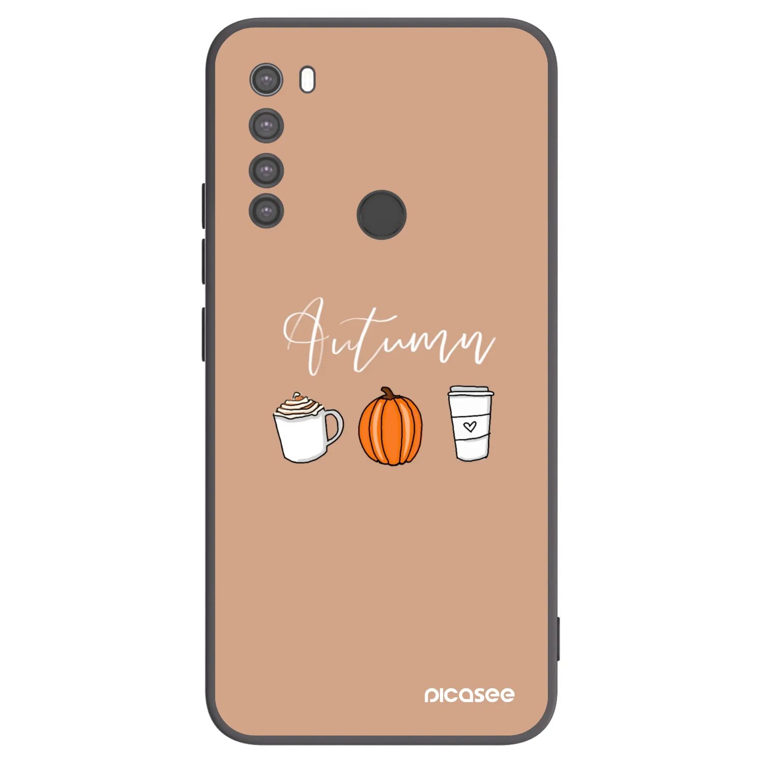 Picasee husă neagră din silicon pentru Xiaomi Redmi Note 8 - Autumn