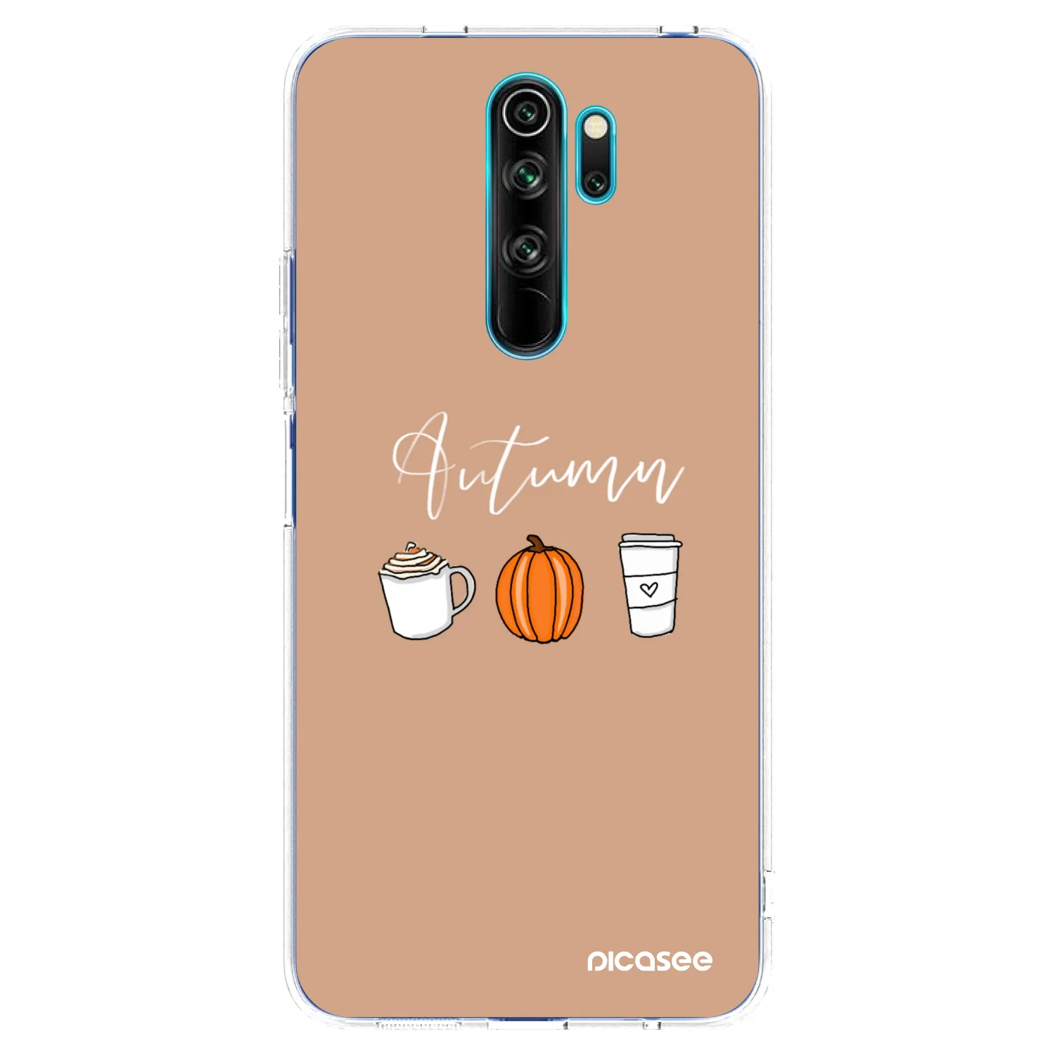 Picasee husă transparentă din silicon pentru Xiaomi Redmi Note 8 Pro - Autumn