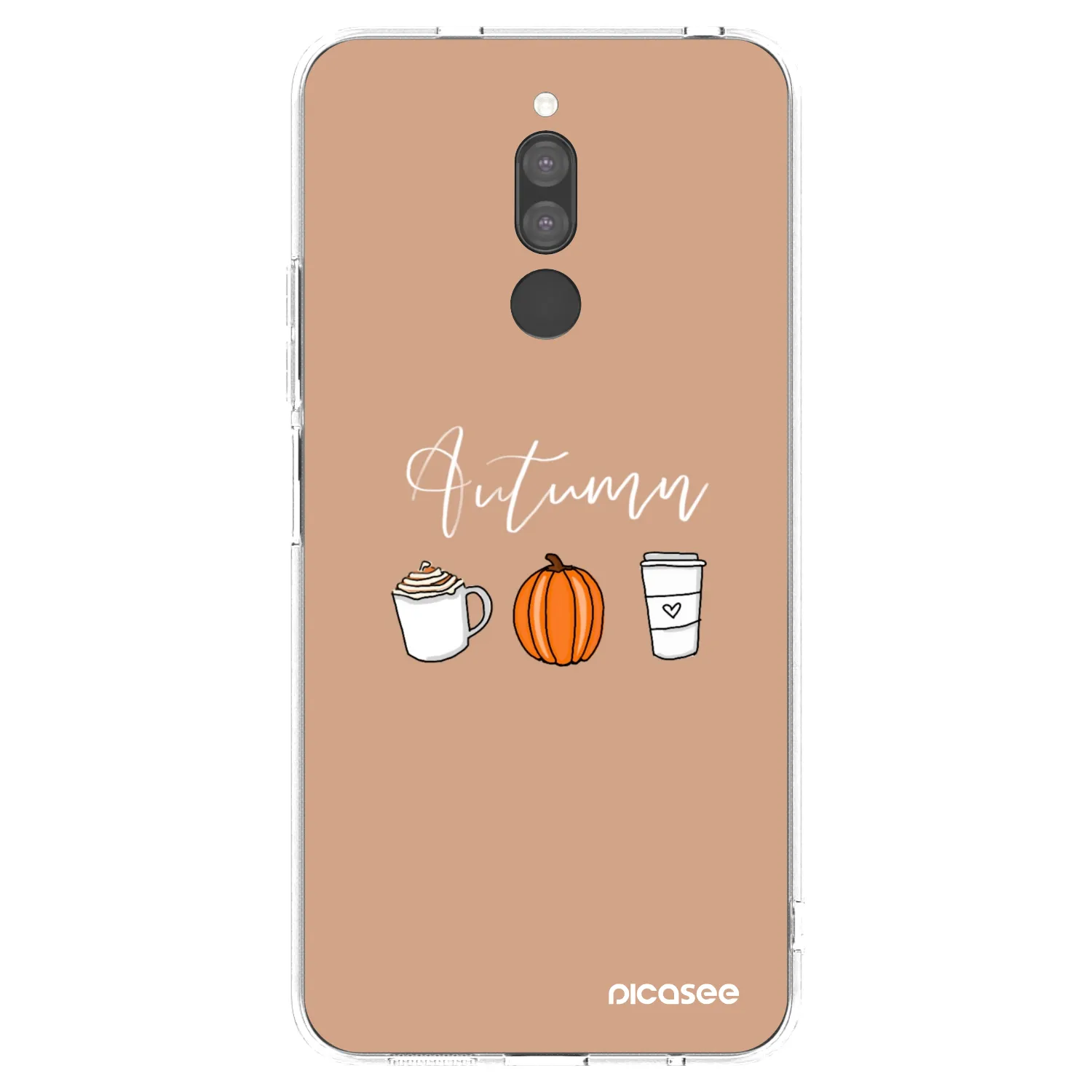 Picasee husă transparentă din silicon pentru Xiaomi Redmi 8 - Autumn