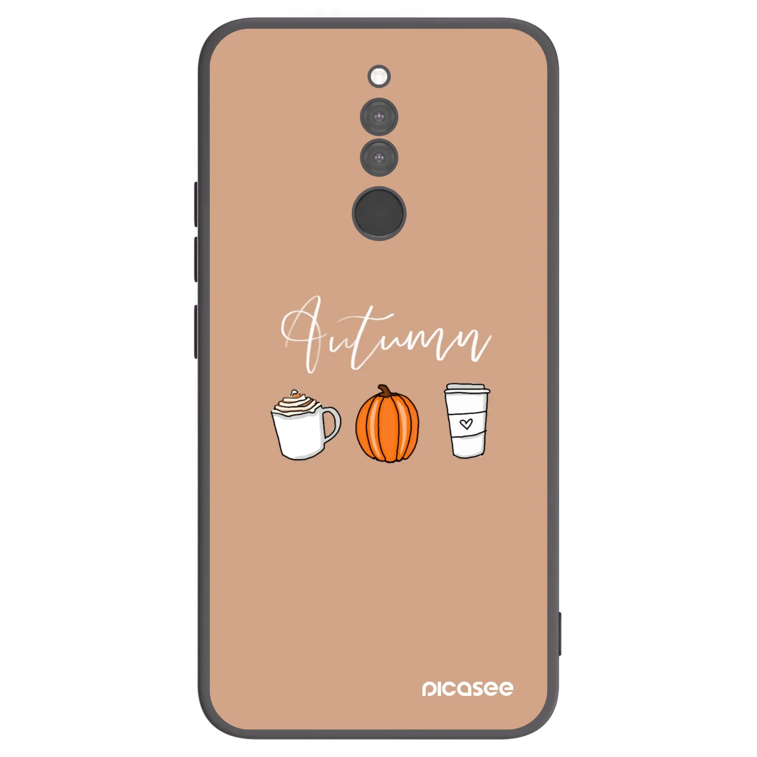 Picasee husă neagră din silicon pentru Xiaomi Redmi 8 - Autumn