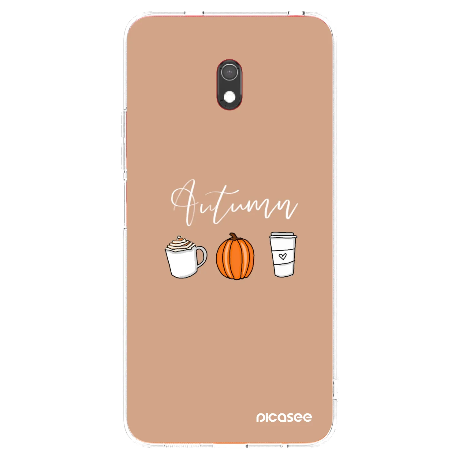 Picasee husă transparentă din silicon pentru Xiaomi Redmi 8A - Autumn