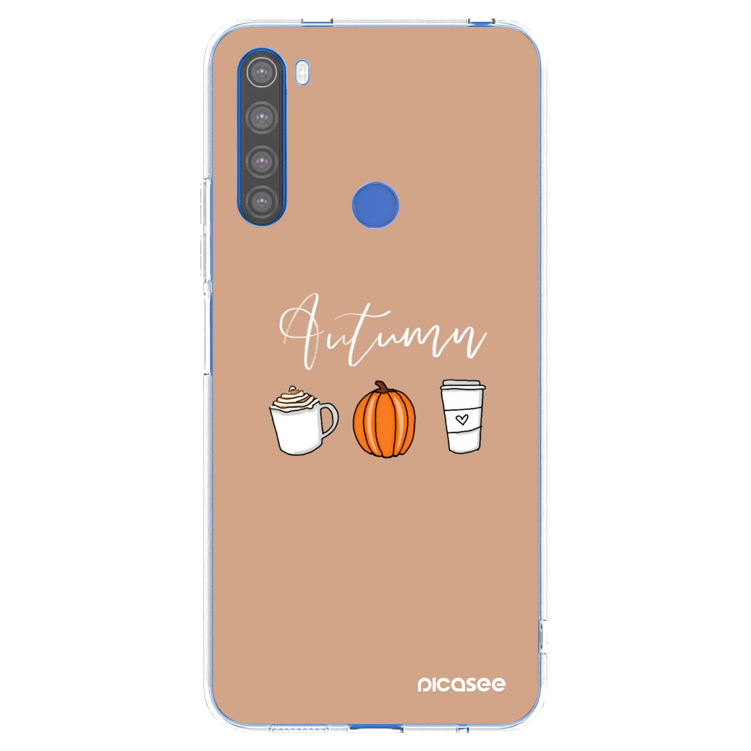 Picasee husă transparentă din silicon pentru Xiaomi Redmi Note 8T - Autumn