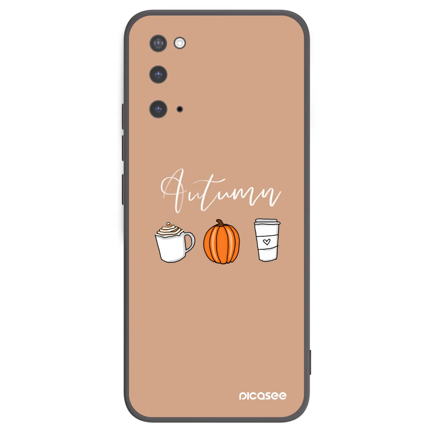 Picasee husă neagră din silicon pentru Samsung Galaxy S20 G980F - Autumn