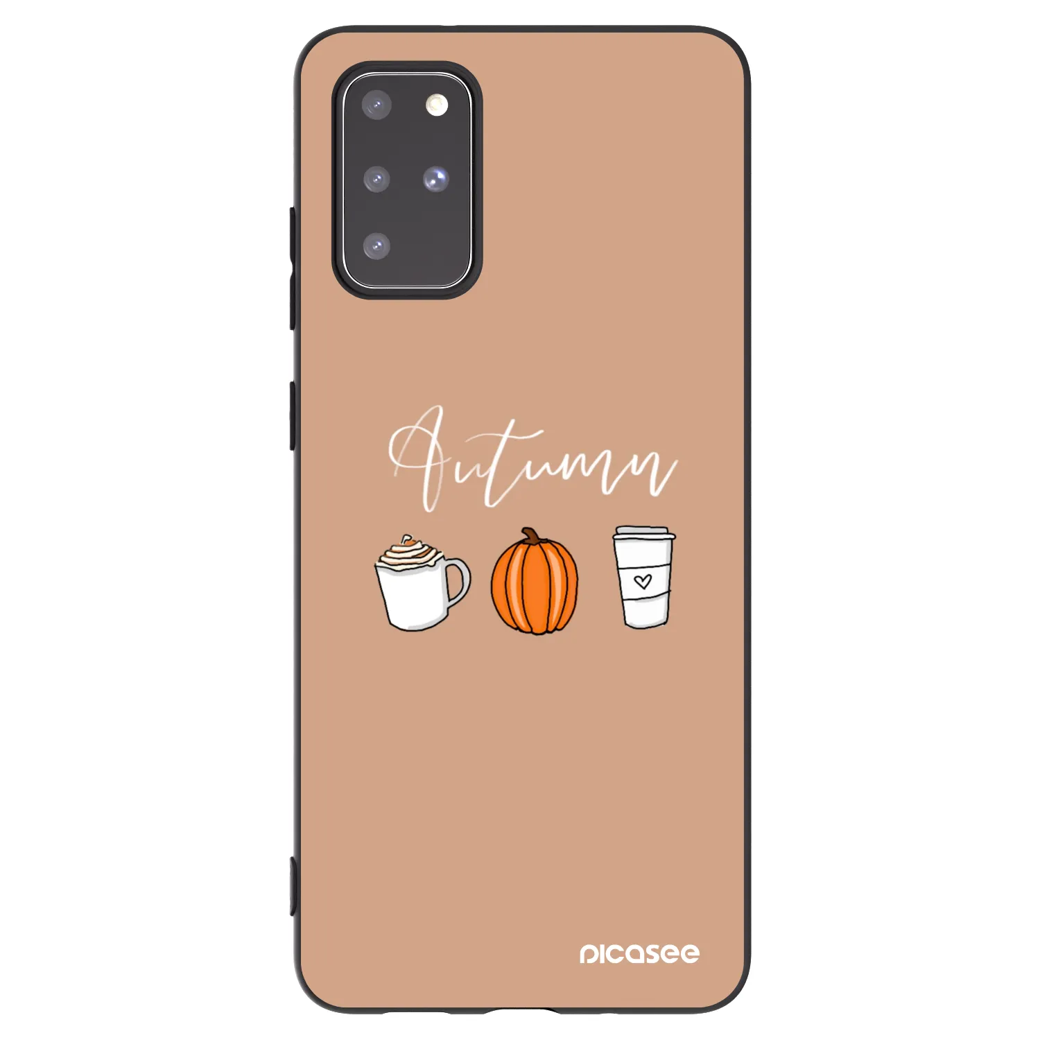 Picasee husă neagră din silicon pentru Samsung Galaxy S20+ G985F - Autumn