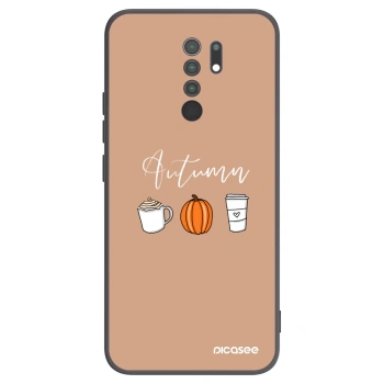 Picasee husă neagră din silicon pentru Xiaomi Redmi 9 - Autumn