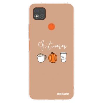 Picasee husă transparentă din silicon pentru Xiaomi Redmi 9C - Autumn