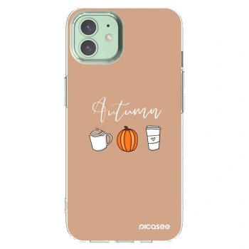 Picasee husă transparentă din silicon pentru Apple iPhone 12 Pro - Autumn