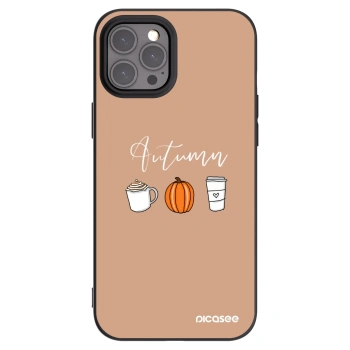 Picasee husă neagră din silicon pentru Apple iPhone 12 Pro Max - Autumn