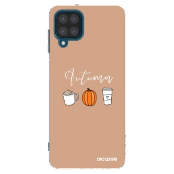 Picasee husă transparentă din silicon pentru Samsung Galaxy A12 A125F - Autumn