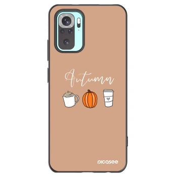 Picasee husă neagră din silicon pentru Xiaomi Redmi Note 10 Pro - Autumn