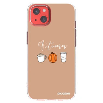 Picasee husă transparentă din silicon pentru Apple iPhone 13 - Autumn