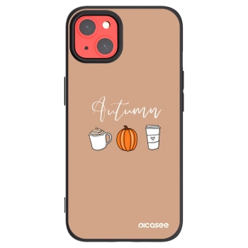 Picasee husă neagră din silicon pentru Apple iPhone 13 - Autumn