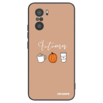 Picasee husă neagră din silicon pentru Xiaomi Poco F3 - Autumn