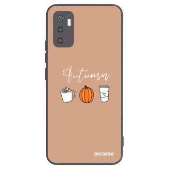 Picasee husă neagră din silicon pentru Xiaomi Redmi Note 10 5G - Autumn