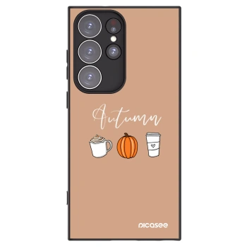 Picasee husă neagră din silicon pentru Samsung Galaxy S23 Ultra 5G - Autumn