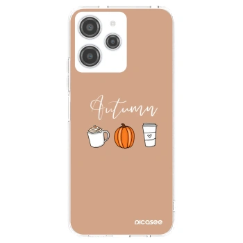 Picasee husă transparentă din silicon pentru Xiaomi Redmi 12 4G - Autumn
