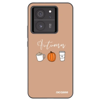 Picasee husă neagră din silicon pentru Xiaomi 13T - Autumn