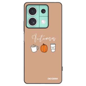 Picasee husă neagră din silicon pentru Xiaomi Redmi Note 13 5G - Autumn