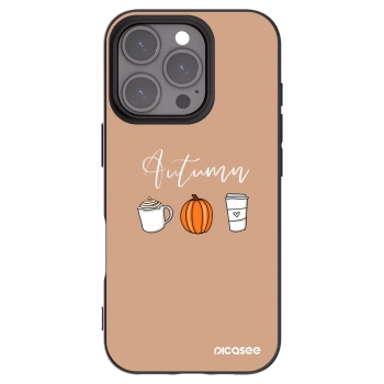 Picasee husă neagră din silicon pentru Apple iPhone 16 Pro - Autumn