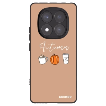Picasee husă neagră din silicon pentru Xiaomi Redmi Note 14 Pro 5G - Autumn