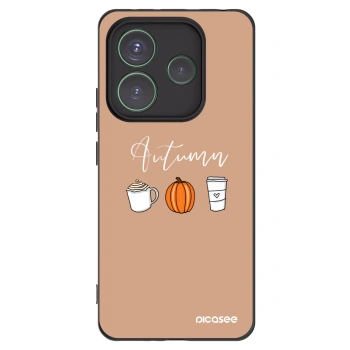 Picasee husă neagră din silicon pentru Xiaomi Redmi Note 14 5G - Autumn
