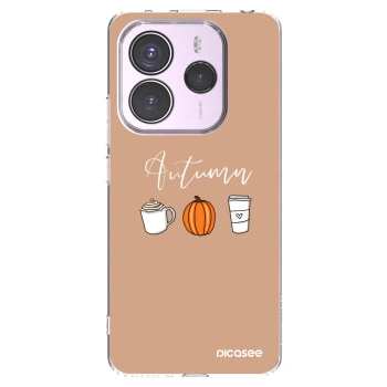 Picasee husă transparentă din silicon pentru Xiaomi Redmi Note 14 5G - Autumn