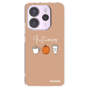 Picasee husă transparentă din silicon pentru Xiaomi Redmi Note 14 4G - Autumn