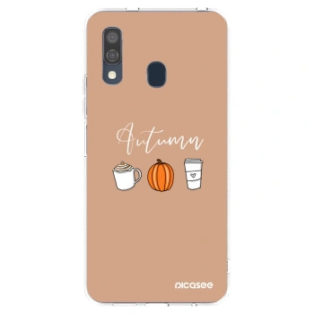 Picasee husă transparentă din silicon pentru Samsung Galaxy A40 A405F - Autumn