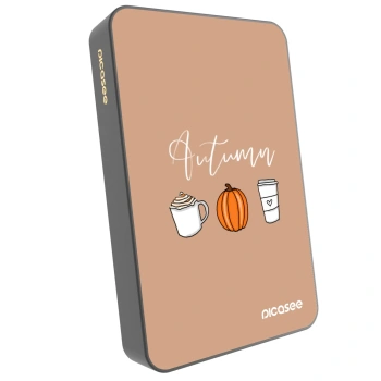 Picasee Powerbank cu MagSafe 10 000 mAh Gri - Autumn