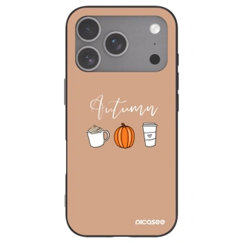Picasee husă neagră din silicon pentru Apple iPhone 18 Pro - Autumn