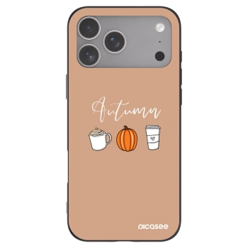 Picasee husă neagră din silicon pentru Apple iPhone 18 Pro Max - Autumn