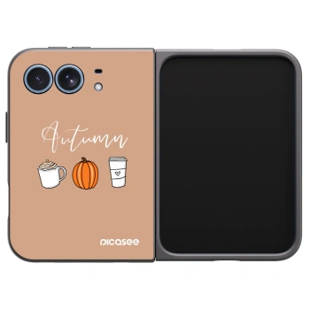 Picasee husă neagră din silicon pentru Apple iPhone Duo - Autumn