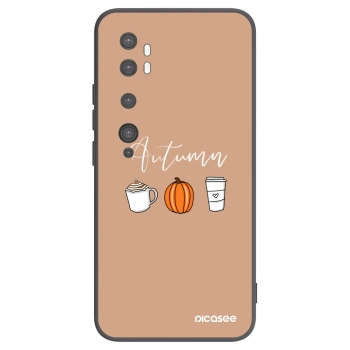 Picasee husă neagră din silicon pentru Xiaomi Mi Note 10 (Pro) - Autumn
