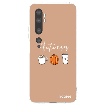 Picasee husă transparentă din silicon pentru Xiaomi Mi Note 10 (Pro) - Autumn