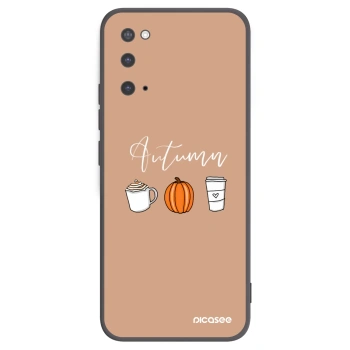 Picasee husă neagră din silicon pentru Samsung Galaxy S20 G980F - Autumn