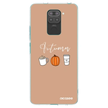 Picasee husă neagră din silicon pentru Xiaomi Redmi Note 9 - Autumn